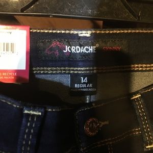 Girls Jordache skinny adjustable waist size 14 regular brand new tags still on